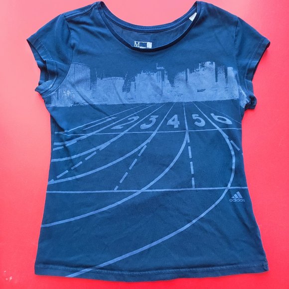 adidas Tops - Adidas athletic shirt black women's size M